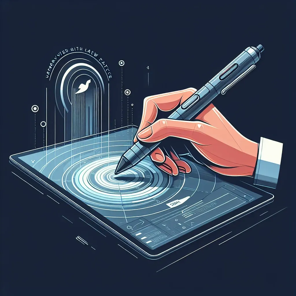 "Microsoft Surface Pen with low latency feature highlighted in article about updates and enhancements for improved digital writing experience."