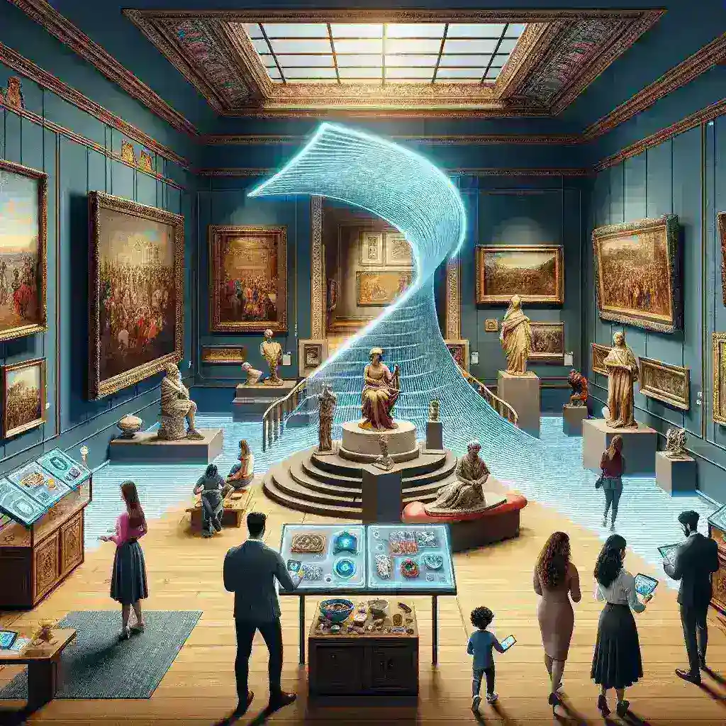 "Plan de digitalización cultural para museos en España: imagen representativa de la estrategia de modernización y acceso digital a las colecciones museísticas."